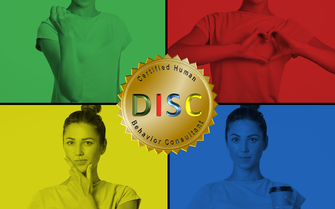 Image of Disc Four Personality Styles in Different Colors to Represent Their Style